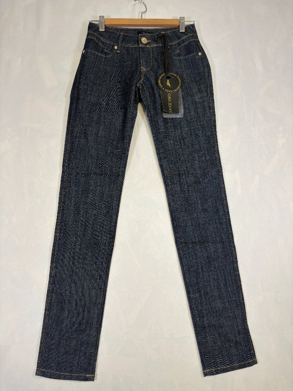 LIKOMS Jeans Women’s 26W 33L Dark Wash Straight Leg Jeans NWT